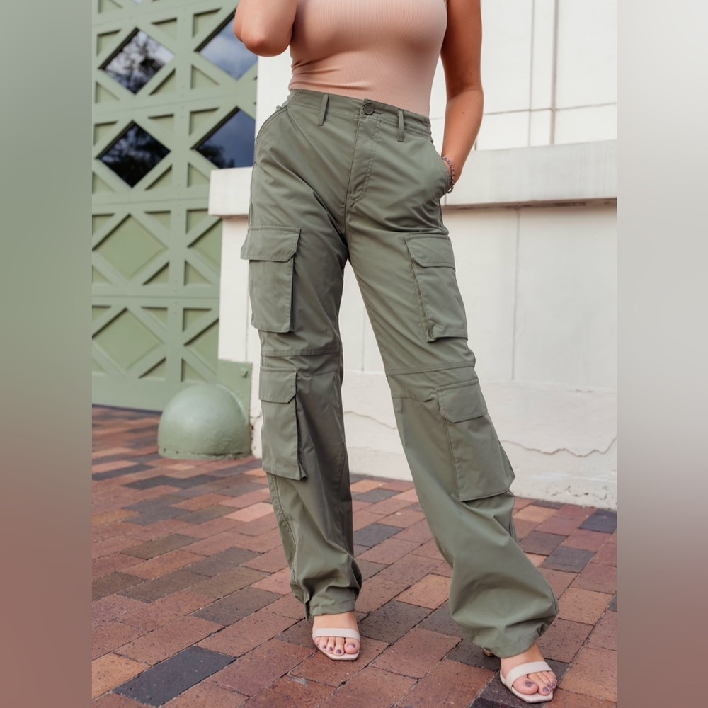 Olive Cargo Pants